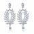 Liza Simulated Diamond Earrings - Olivier Laudus Wedding Jewellery