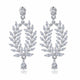 Liza Simulated Diamond Earrings - Olivier Laudus Wedding Jewellery