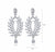 Liza Simulated Diamond Earrings - Olivier Laudus Wedding Jewellery