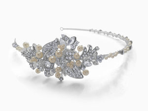 Lola Side Detail Headband - Olivier Laudus Wedding Jewellery