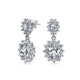 Magda Simulated Diamond Earrings - Olivier Laudus Wedding Jewellery