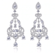 Marquise Chandelier Diamante Wedding Earrings - Olivier Laudus Wedding Jewellery