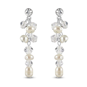 Monaco Freshwater Pearl Earrings - Olivier Laudus Wedding Jewellery