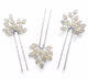 Monaco Freshwater Pearl Hair Pins Set of 3 - Olivier Laudus Wedding Jewellery