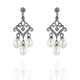 Natalia Mini Chandelier Earrings - Olivier Laudus Wedding Jewellery