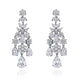 Natalie Cubic Zirconia Chandelier Earrings - Olivier Laudus Wedding Jewellery