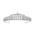 Natalie Simulated Diamond Tiara - Olivier Laudus Wedding Jewellery