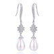 Olivia Pearl and Cubic zirconia earrings