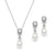 Olivia Pearl Pendant Set - Olivier Laudus Wedding Jewellery