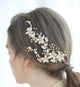 Phoebe Rose Gold Plated Hair Clip - Olivier Laudus Wedding Jewellery