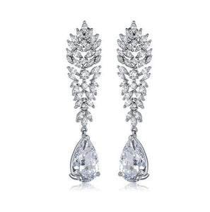 Rhiana Chandelier Earrings - Olivier Laudus Wedding Jewellery