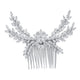 Savannah Cubic Zirconia Hair Comb - Olivier Laudus Wedding Jewellery