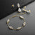 Scarlett 14ct Gold Simulated Diamond Bracelet Set - Olivier Laudus Wedding Jewellery