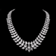 Serena Cubic Zirconia Heavy Collar Choker Necklace - Olivier Laudus Wedding Jewellery