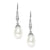 Serenity Pearl Bridal Earrings - Olivier Laudus Wedding Jewellery