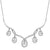 Serenity Simulated Diamond Necklace - Olivier Laudus Wedding Jewellery