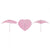 Soft Pink Heart Umbrella