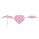 Soft Pink Heart Umbrella