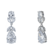 St-Tropez Simulated Diamond Earrings - Olivier Laudus Wedding Jewellery