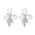 Starlet Freshwater Pearl and Cubic Zirconia Stud Earrings - Olivier Laudus Wedding Jewellery