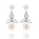 Starlet Freshwater Pearl Drop Earrings - Olivier Laudus Wedding Jewellery