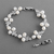 Starlet Pearl and Cubic Zirconia Bracelet - Olivier Laudus Wedding Jewellery