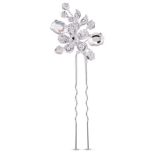 Swarovski Crystal Daisy Hair Pin set of 3 - Olivier Laudus Wedding Jewellery
