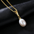 Sylvia Freshwater Pearl Pendant - Olivier Laudus Wedding Jewellery