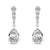 Tanika Simulated Diamond Earrings - Olivier Laudus Wedding Jewellery
