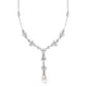 Tatiana Freshwater Pearl and CZ Necklace