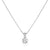 Veronica Simulated Diamond Pendant Set - Olivier Laudus Wedding Jewellery