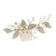 Vintage Gold Hair Comb - Olivier Laudus Wedding Jewellery