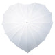 White Heart Wedding Umbrella